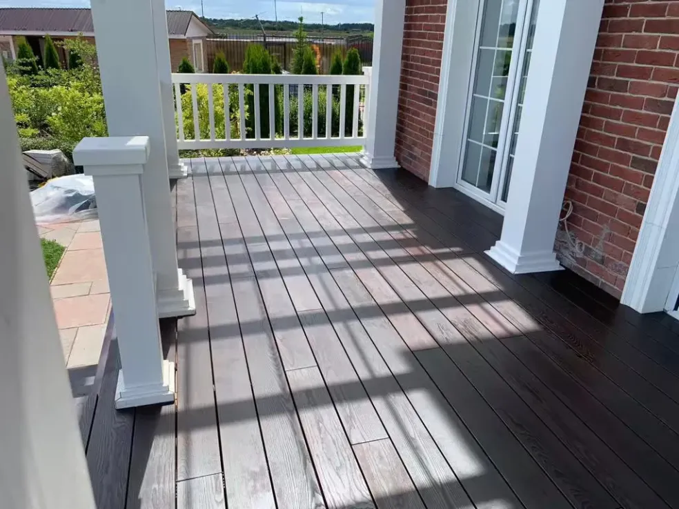 Patio & Deck Resurfacing project in the Denver area, view 2